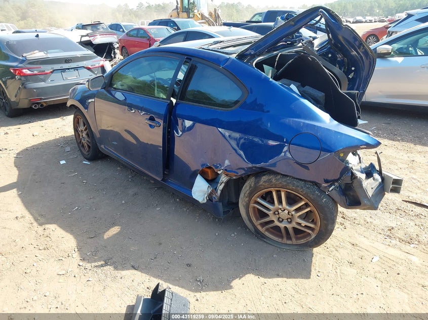 2008 Scion Tc blue coupe gasoline JTKDE167280258165 photo #4