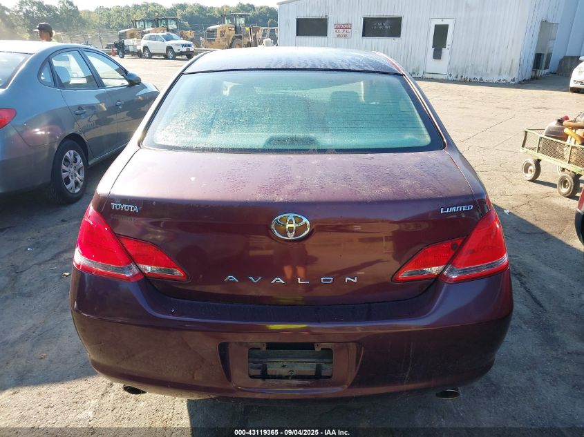 2007 Toyota Avalon Limited VIN: 4T1BK36B27U177483 Lot: 43119365