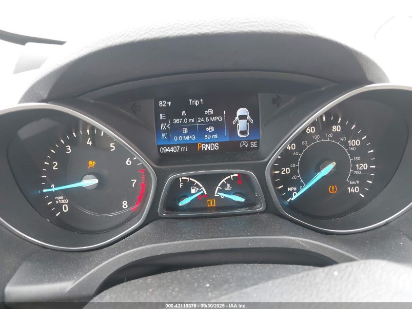 2017 Ford Escape Se VIN: 1FMCU9GD0HUD66197 Lot: 43119376