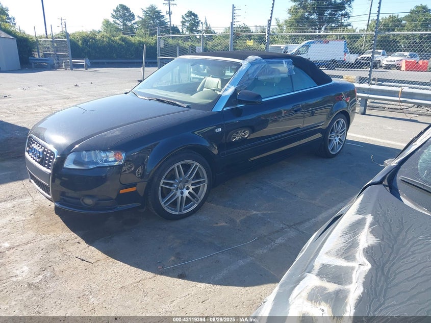 WAUAF48H89K010469 2009 AUDI A4 photo no. 2