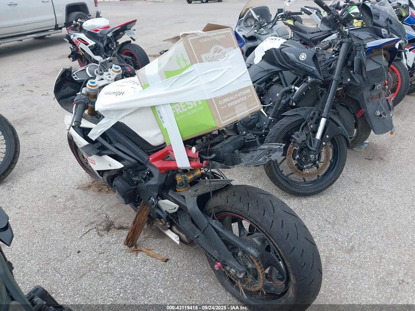 2017 Triumph Motorcycle Daytona 675R Abs white null gasoline SMTA02YK9HJ791156 photo #4