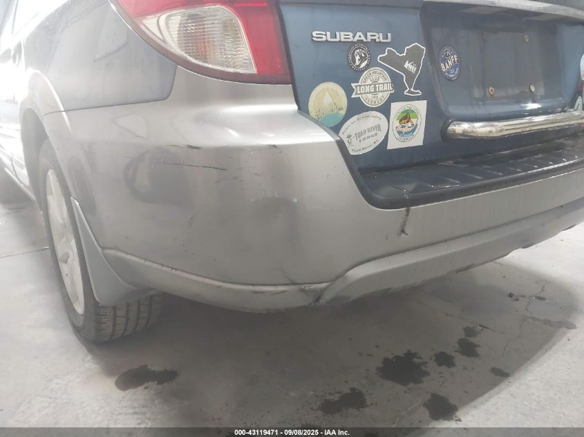 2008 Subaru Outback 2.5I/2.5I L.l. Bean Edition VIN: 4S4BP61C187345133 Lot: 43119471