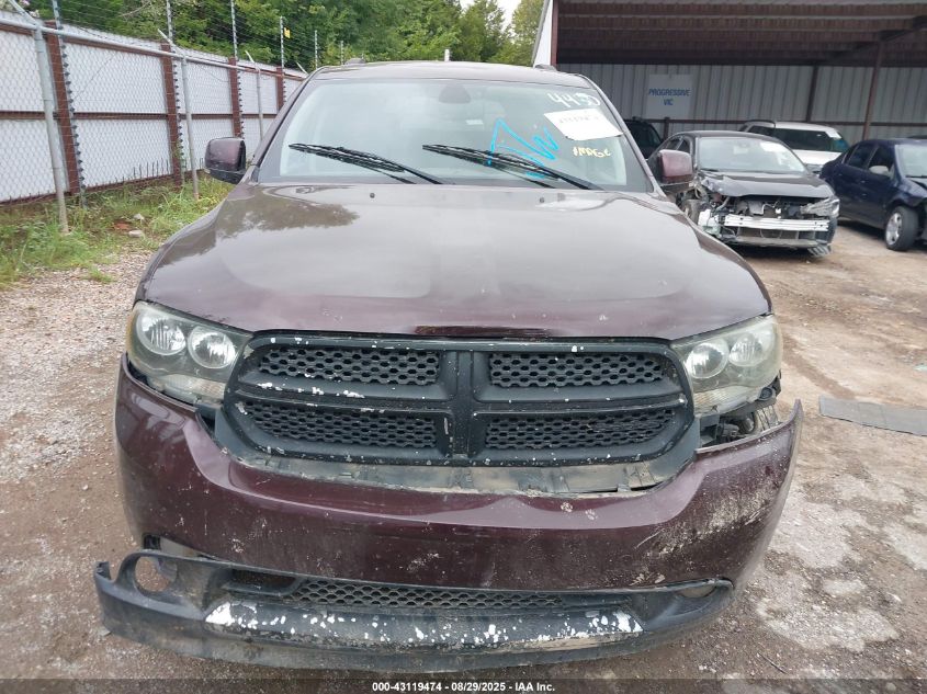 2012 Dodge Durango Crew VIN: 1C4RDHDG2CC144430 Lot: 43119474
