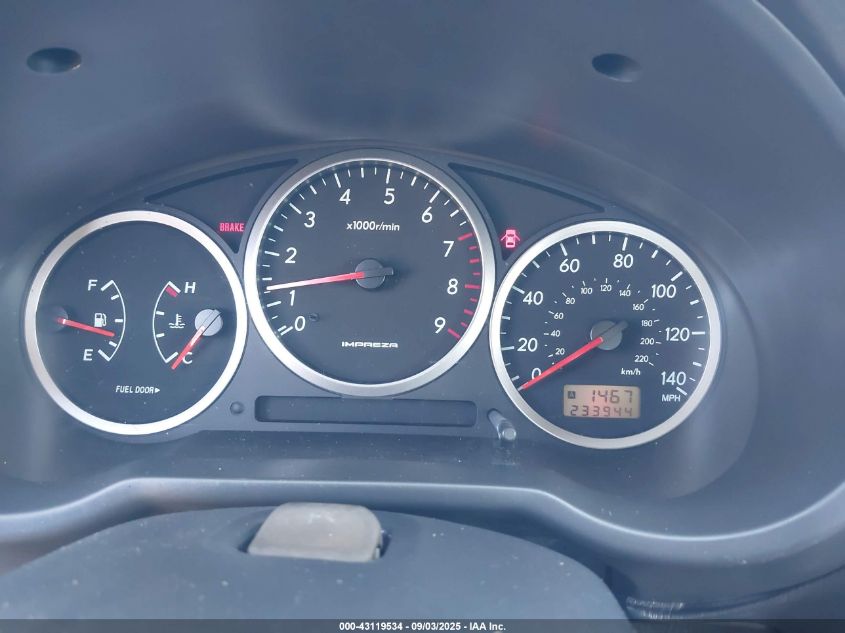 2004 Subaru Impreza Wrx VIN: JF1GD29664G518817 Lot: 43119534