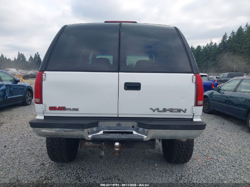1997 GMC Yukon Sle VIN: 1GKEK13R6VJ703527 Lot: 43119791