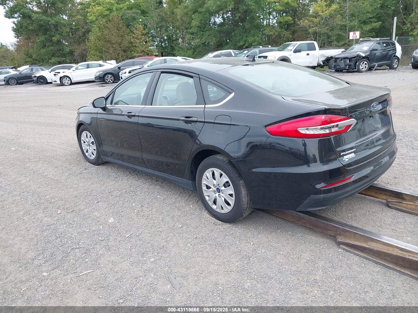 Vin: 3fa6p0g79lr232986, lot: 43614176, ford fusion s 20203
