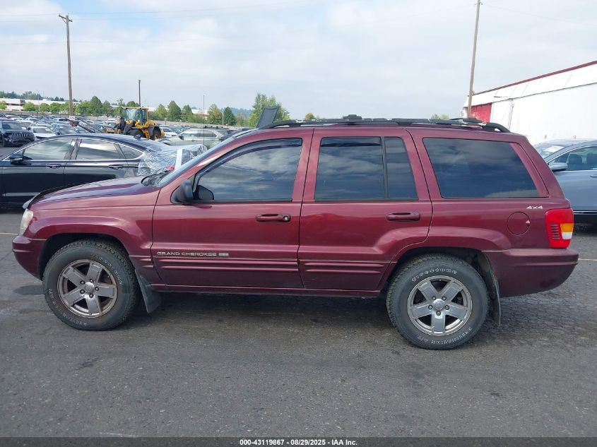 1999 Jeep Grand Cherokee Limited VIN: 1J4GW68N3XC656860 Lot: 43119867