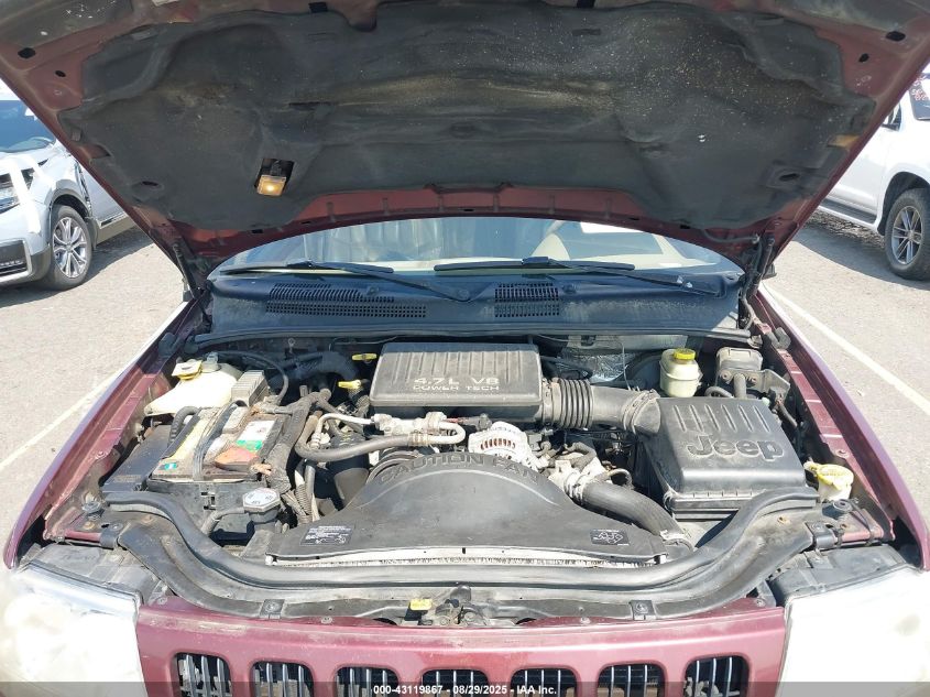 1999 Jeep Grand Cherokee Limited VIN: 1J4GW68N3XC656860 Lot: 43119867