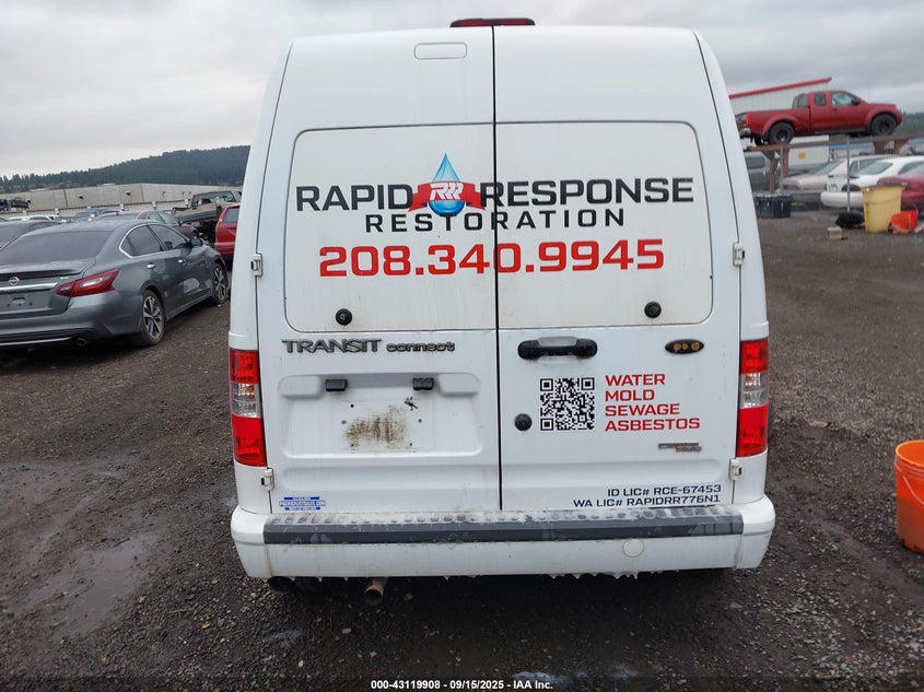 2013 Ford Transit Connect Xlt VIN: NM0LS6BN3DT143206 Lot: 43119908