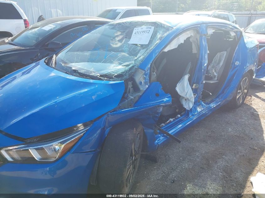 2021 Nissan Versa Sv Xtronic Cvt VIN: 3N1CN8EV0ML832273 Lot: 43119932