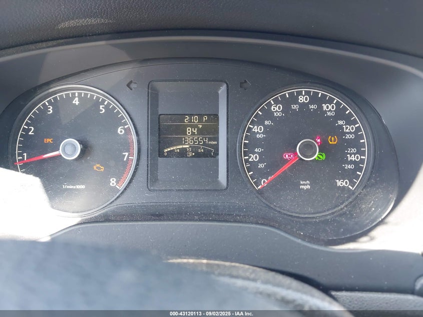 2013 VOLKSWAGEN JETTA 2.0L S - 3VW2K7AJ0DM402300