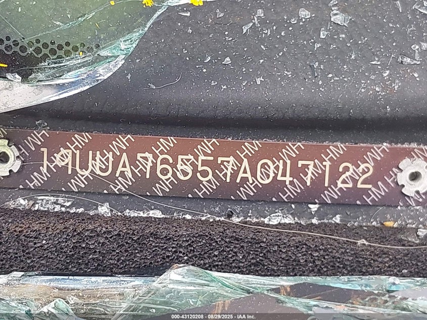 2007 Acura Tl Type S VIN: 19UUA76557A047122 Lot: 43120208