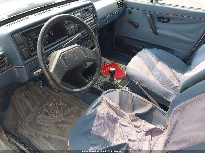 1986 Volkswagen Jetta Deluxe VIN: WVWGA0169GW626328 Lot: 43120359