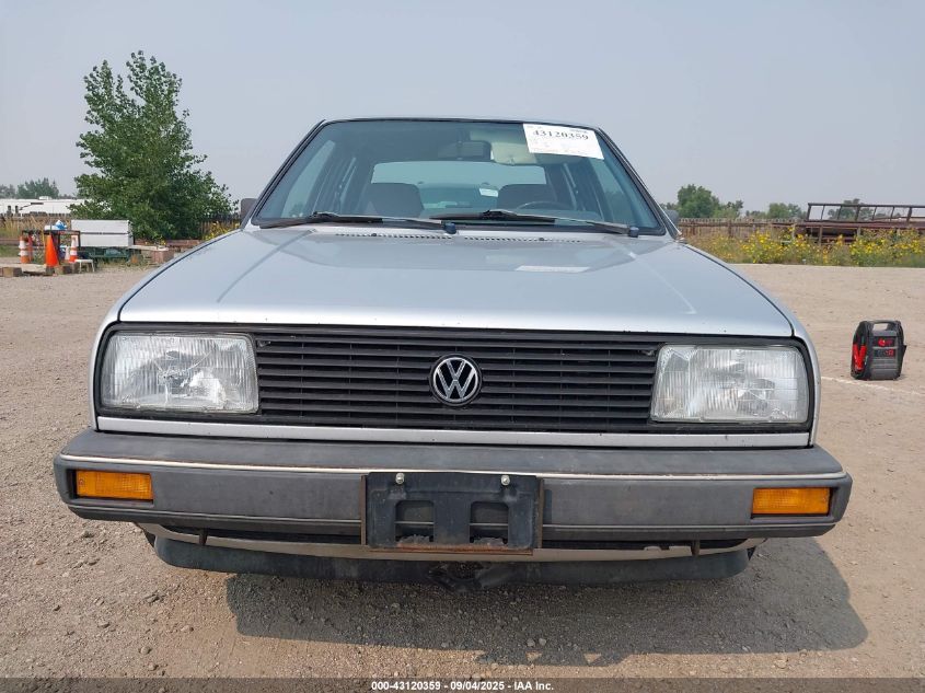 1986 Volkswagen Jetta Deluxe VIN: WVWGA0169GW626328 Lot: 43120359