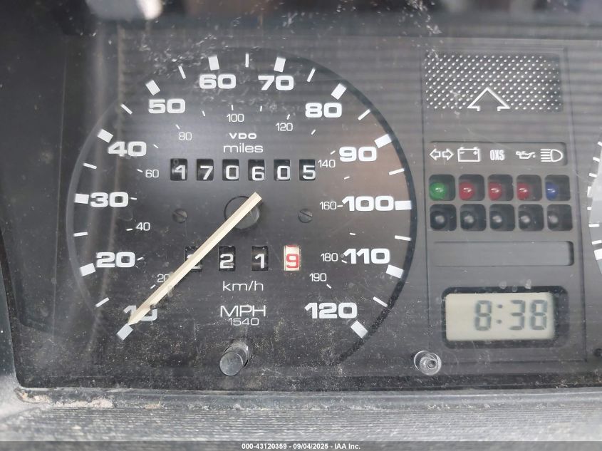 1986 Volkswagen Jetta Deluxe VIN: WVWGA0169GW626328 Lot: 43120359