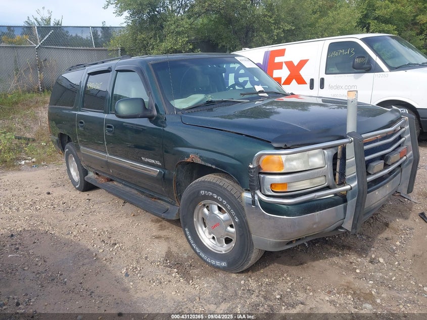 2002 GMC Yukon Xl 1500 Slt green other flexible 3GKFK16Z12G246509 photo #1