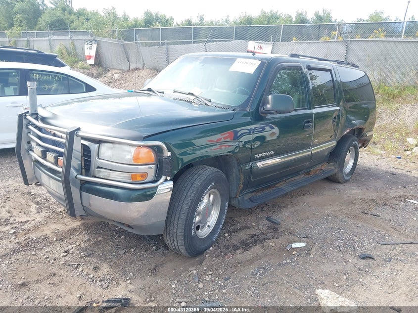 2002 GMC Yukon Xl 1500 Slt green other flexible 3GKFK16Z12G246509 photo #3