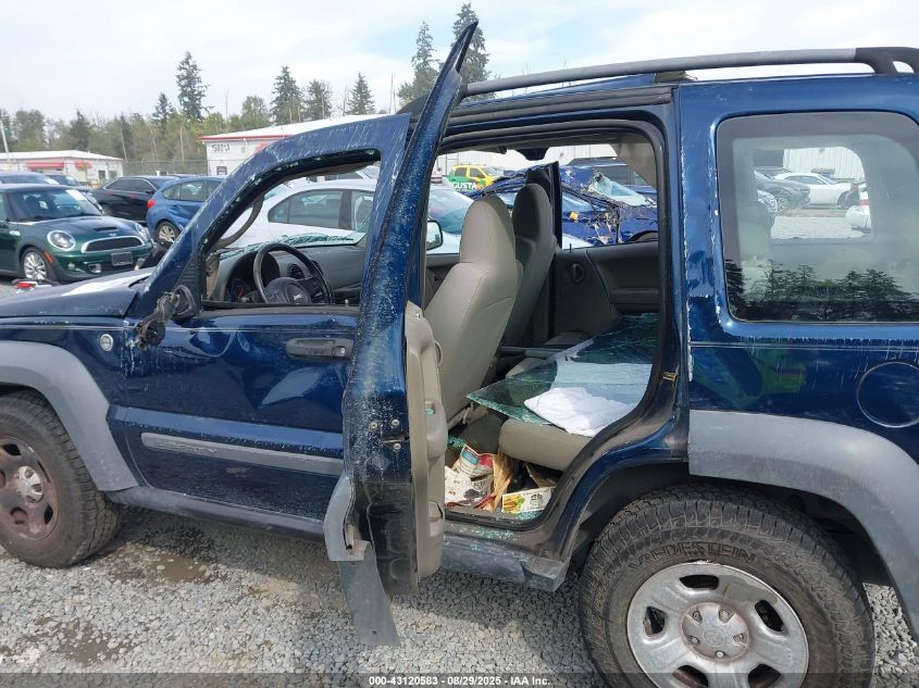 2005 Jeep Liberty Sport VIN: 1J4GL48K55W607934 Lot: 43120583