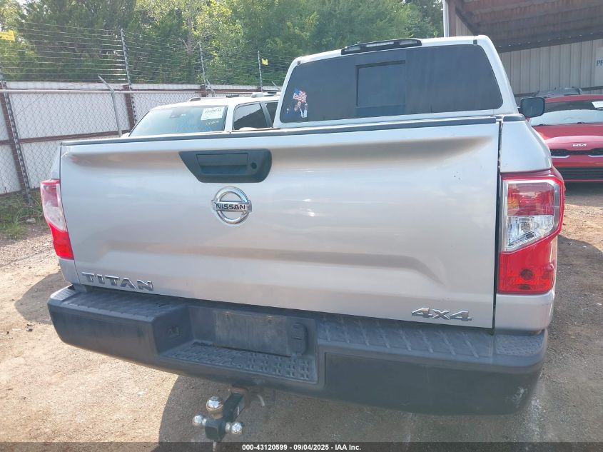 2017 Nissan Titan S VIN: 1N6AA1CJ8HN550103 Lot: 43120599