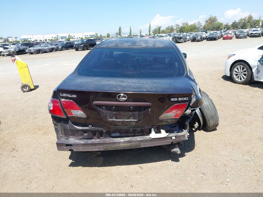 2003 Lexus Es 300 VIN: JTHBF30G636012885 Lot: 43120680