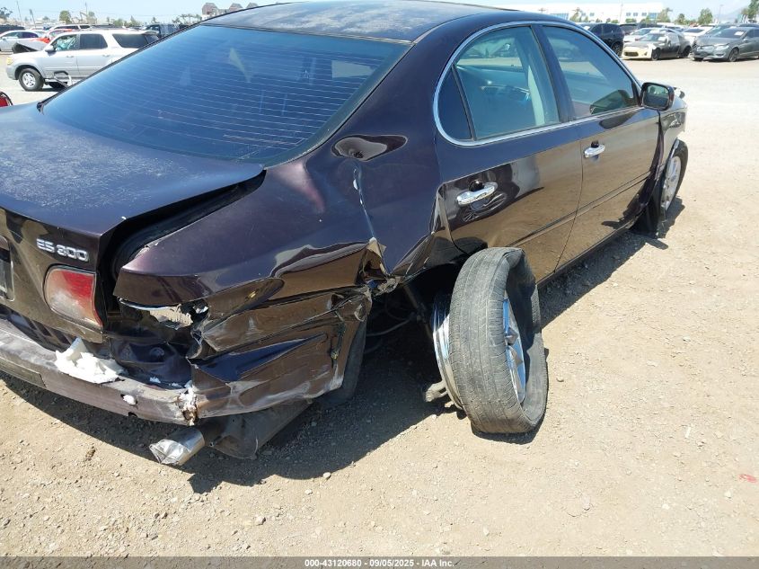 2003 Lexus Es 300 VIN: JTHBF30G636012885 Lot: 43120680