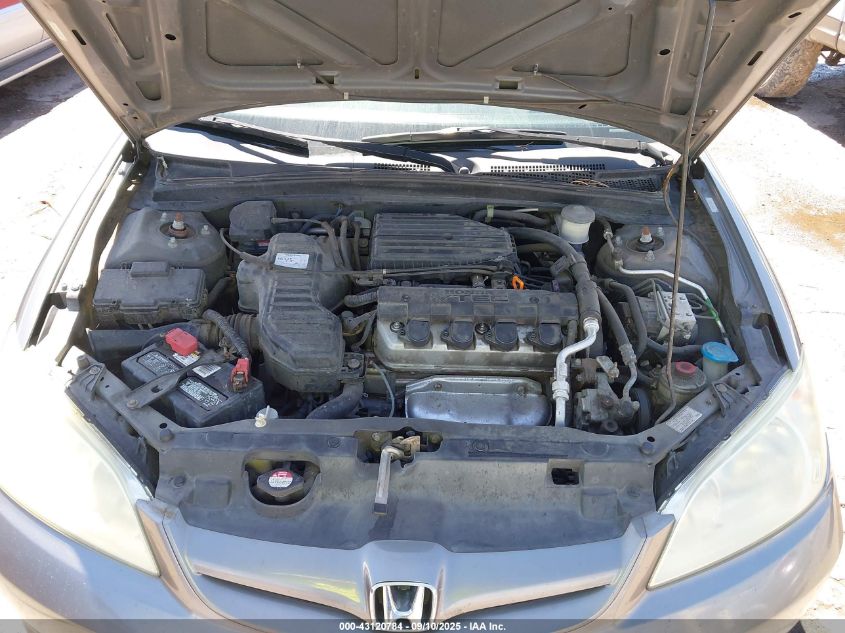 2004 Honda Civic Ex VIN: 2HGES26884H618579 Lot: 43120784