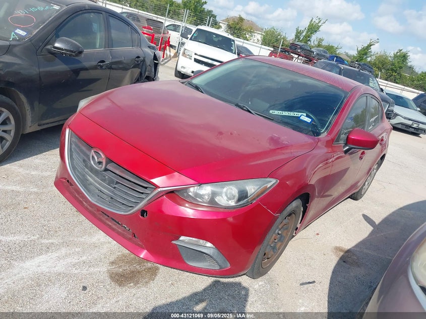 Vin: 3mzbm1u77fm233502, lot: 43615379, mazda mazda3 i sport 20152