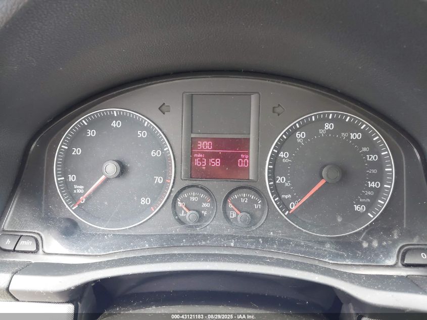 2008 Volkswagen Jetta Se VIN: 3VWRZ71K48M154058 Lot: 43121183