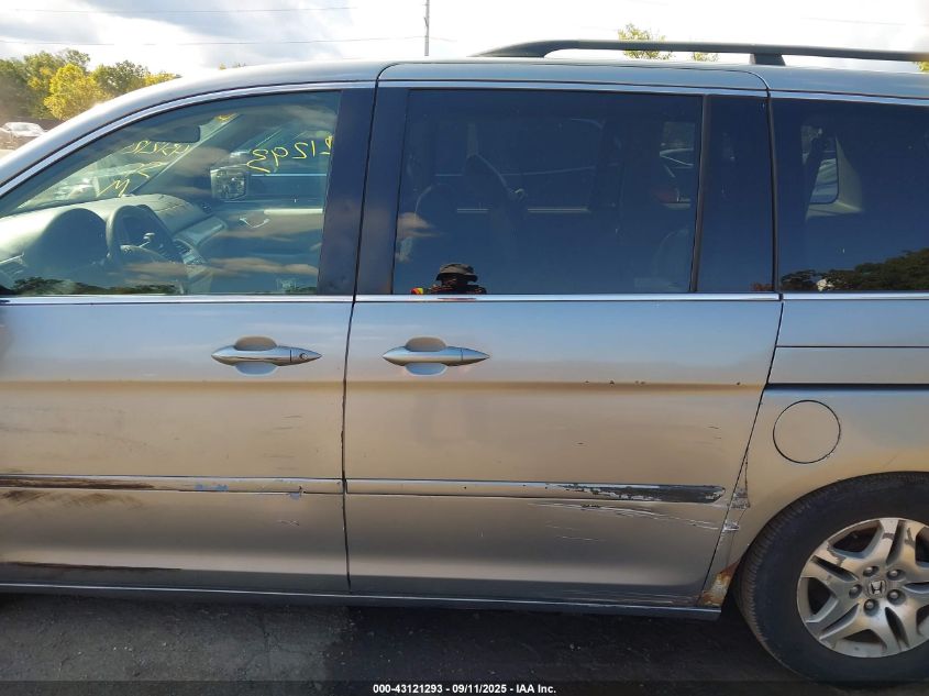 2005 Honda Odyssey Ex-L VIN: 5FNRL386X5B068517 Lot: 43121293