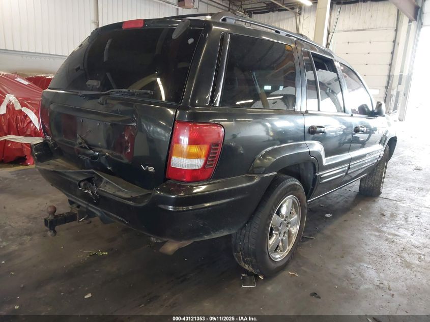 2004 Jeep Grand Cherokee Limited VIN: 1J8GW58N44C247335 Lot: 43121353