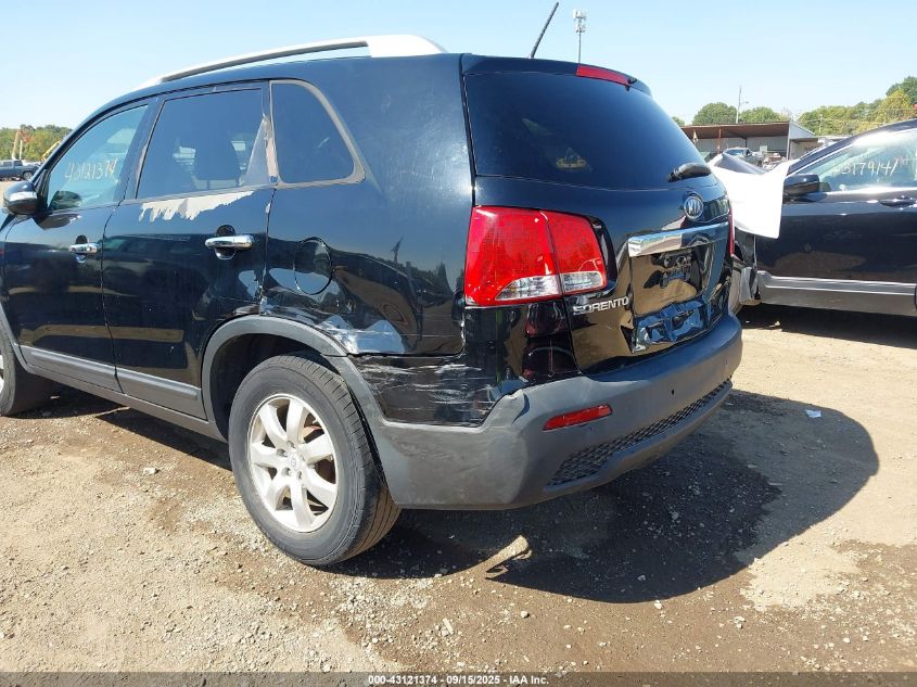 2011 Kia Sorento Lx VIN: 5XYKT4A17BG072227 Lot: 43121374