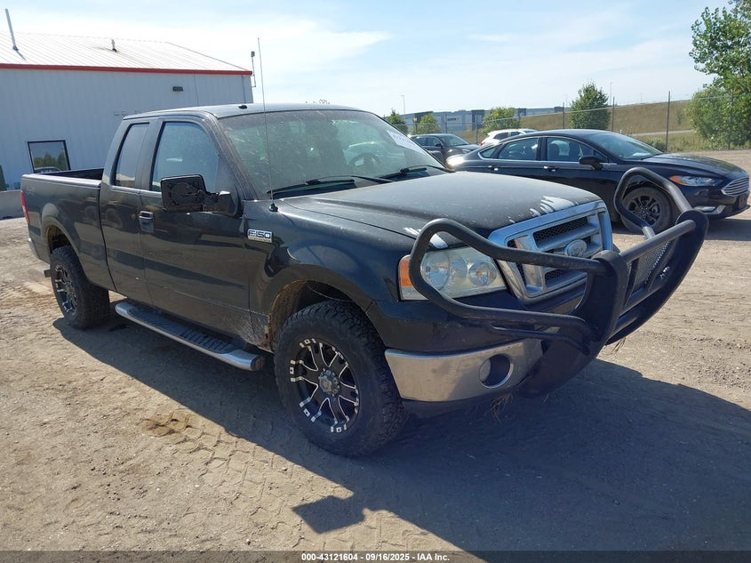 2008 Ford F-150 Fx4/Lariat/Xl/Xlt black truck flexible 1FTPX14V58FA29315 photo #1