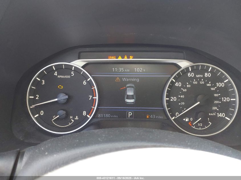 2019 Nissan Altima 2.5 S VIN: 1N4BL4BV7KC192427 Lot: 43121611