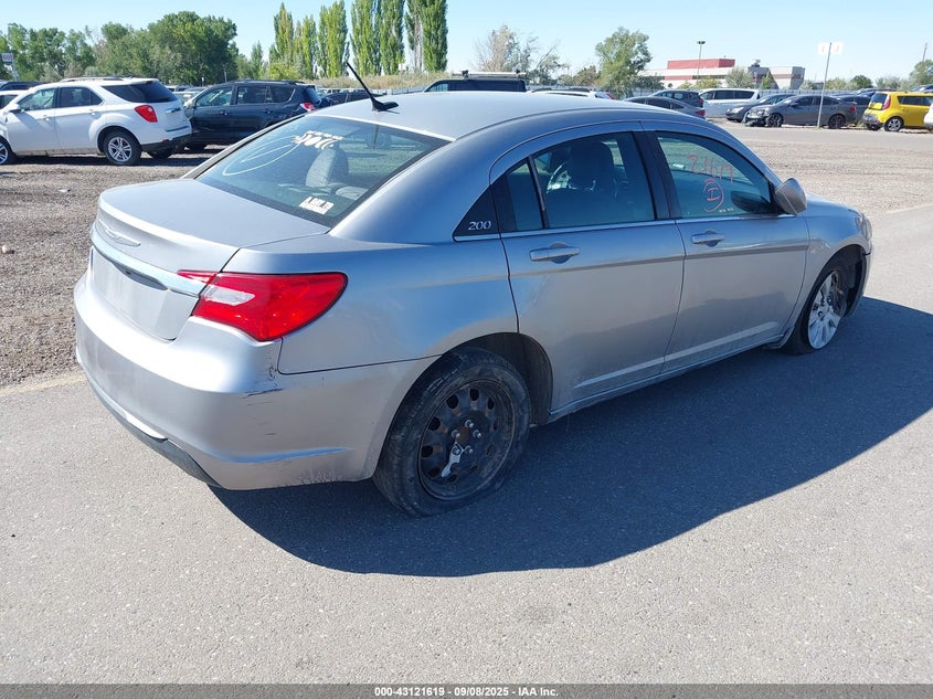 Vin: 1c3ccbab9en197345, lot: 43615929, chrysler 200 lx 20144