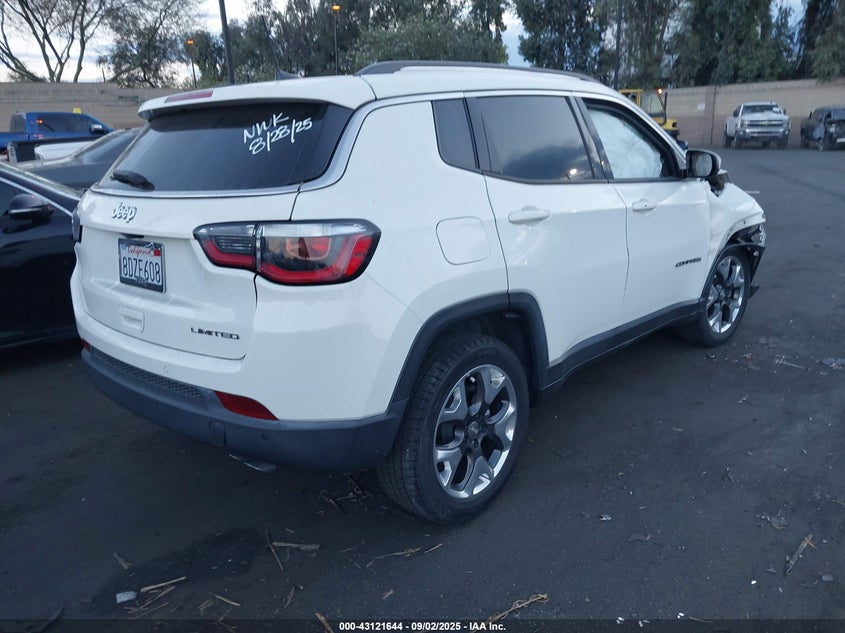 2018 JEEP COMPASS LIMITED FWD - 3C4NJCCB4JT406997
