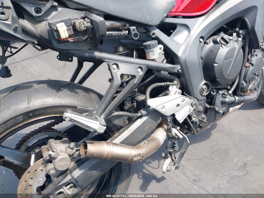 2008 Yamaha Fz6 Shg VIN: JYARJ13E08A003824 Lot: 43121741