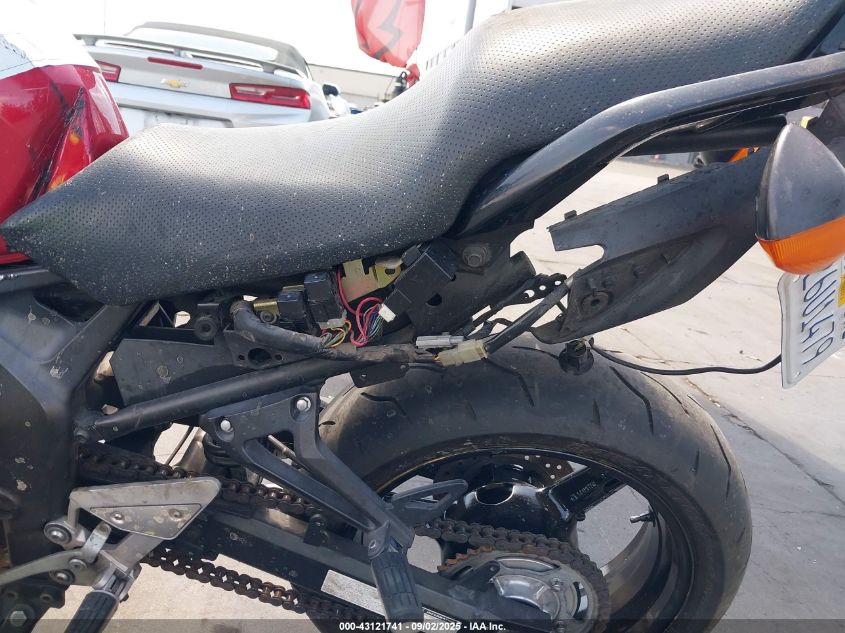 2008 Yamaha Fz6 Shg VIN: JYARJ13E08A003824 Lot: 43121741