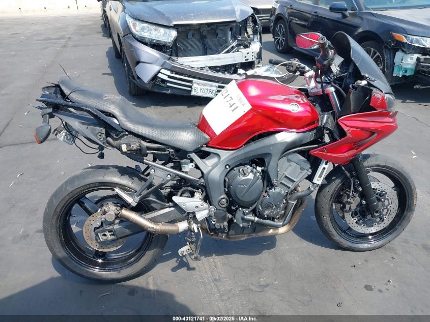 2008 Yamaha Fz6 Shg VIN: JYARJ13E08A003824 Lot: 43121741