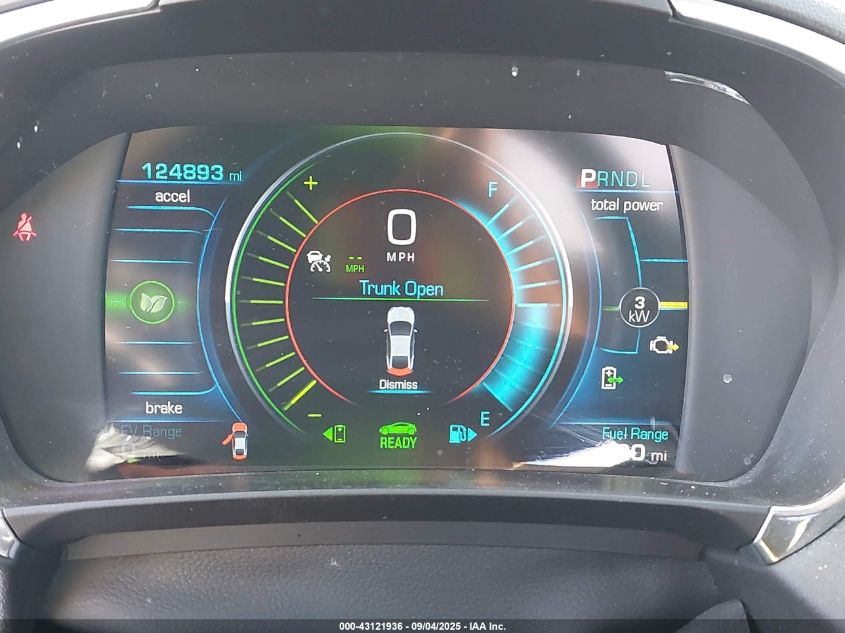 2017 Chevrolet Volt Premier VIN: 1G1RD6S53HU149734 Lot: 43121936