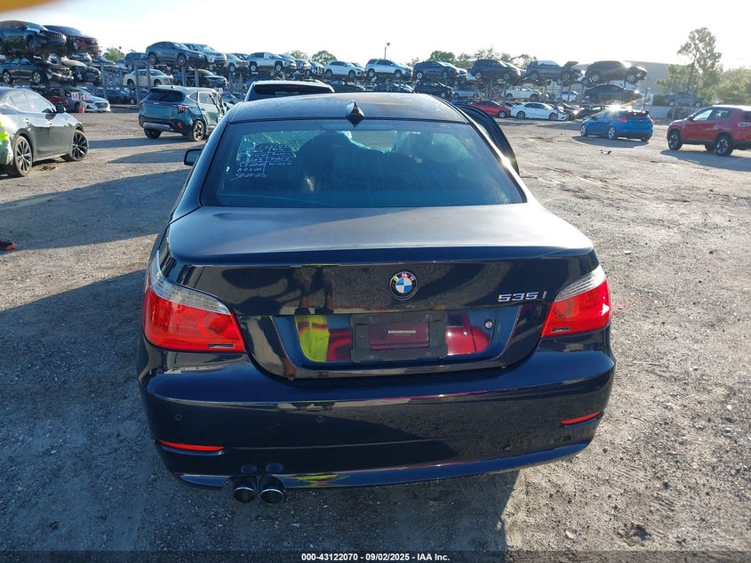 2008 BMW 535I VIN: WBANW135X8CZ78093 Lot: 43122070