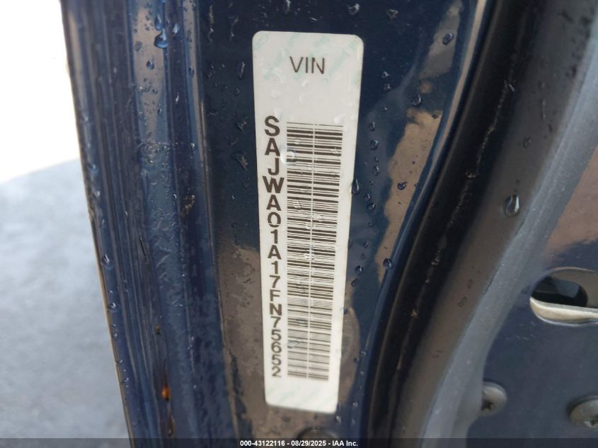 2007 Jaguar S-Type 3.0 V6 VIN: SAJWA01A17FN75652 Lot: 43122116