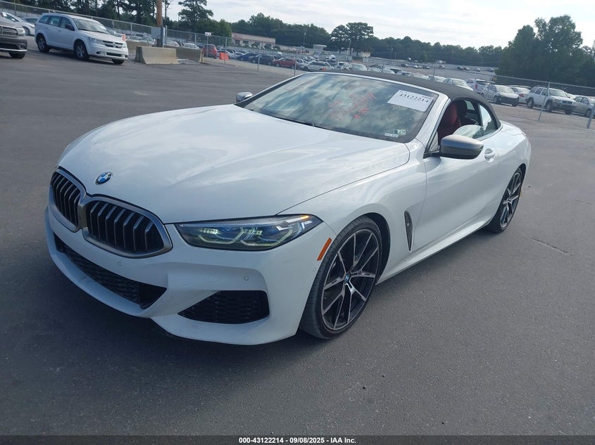 Vin: wbafy4c03mcg33666, lot: 43616538, bmw m850i xdrive 20212