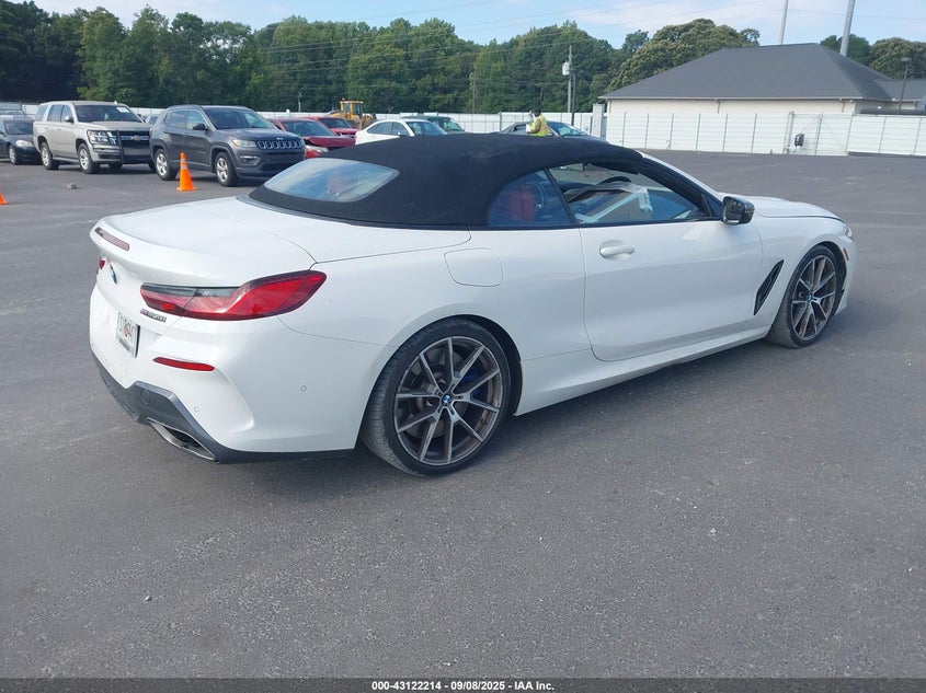 Vin: wbafy4c03mcg33666, lot: 43616538, bmw m850i xdrive 20214