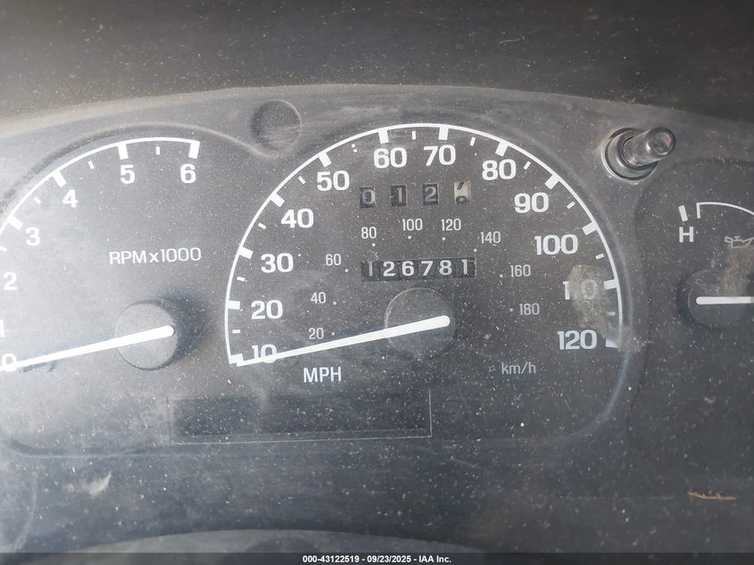 1997 Ford Ranger Xl/Xlt VIN: 1FTCR14A1VPA49881 Lot: 43122519