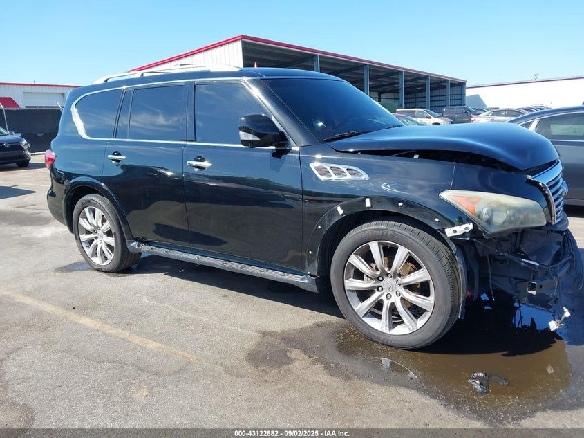 2012 Infiniti Qx56 black other gasoline JN8AZ2NE9C9015840 photo #1