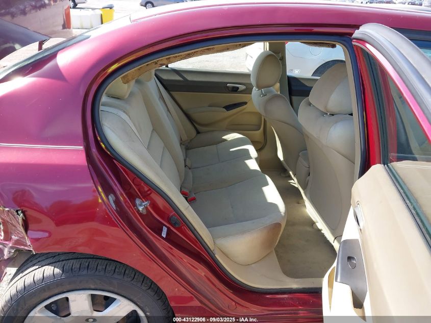 2008 Honda Civic Lx VIN: 1HGFA165X8L054840 Lot: 43122906