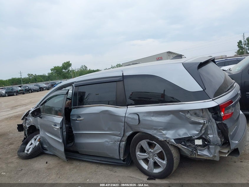 2019 Honda Odyssey Ex-L VIN: 5FNRL6H71KB097121 Lot: 43123423