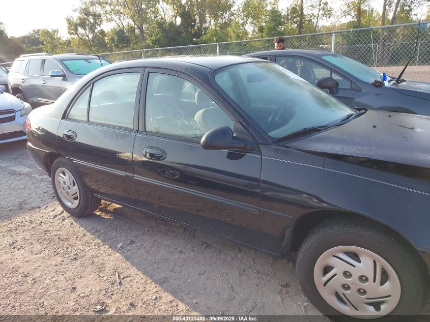 1999 Ford Escort Se VIN: 1FAFP13P8XW199090 Lot: 43123445