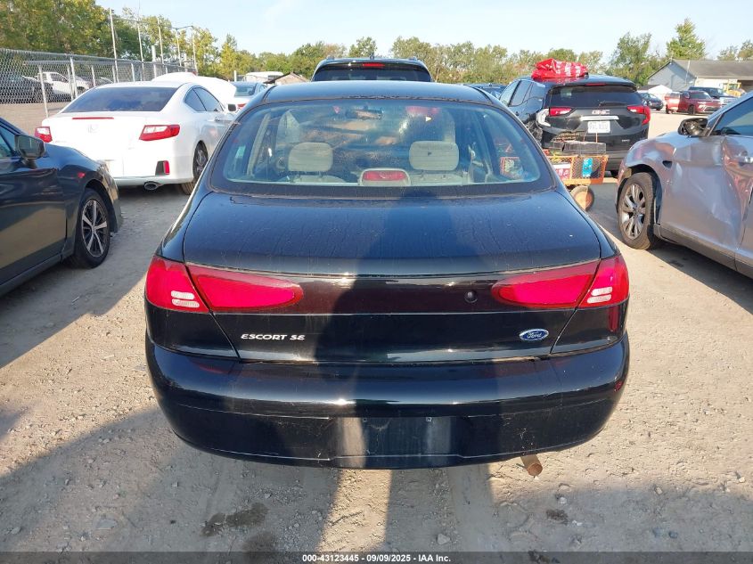 1999 Ford Escort Se VIN: 1FAFP13P8XW199090 Lot: 43123445