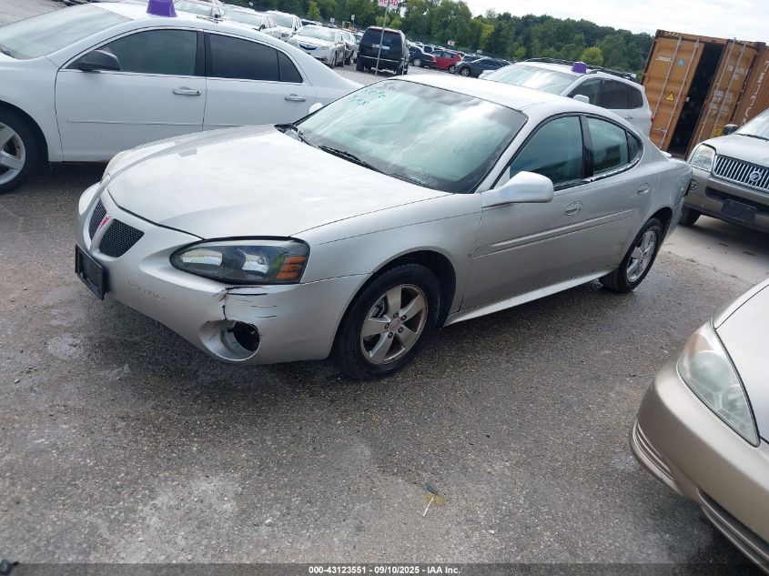 2007 Pontiac Grand Prix silver sedan gasoline 2G2WP552X71118167 photo #3